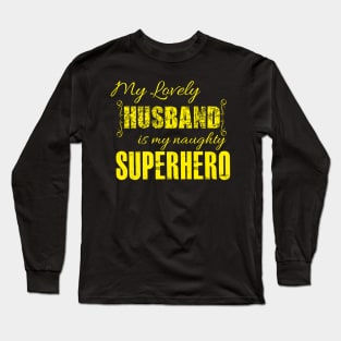 Husband Superhero Long Sleeve T-Shirt